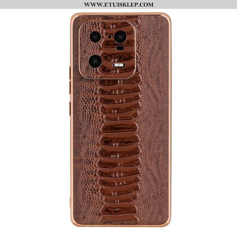 Etui do Xiaomi 13 Pro Skóra Naturalna W Stylu Krokodyla